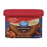 Maxwell House International Cafe hazelnut flavored cafe-style beverage mix Full-Size Picture